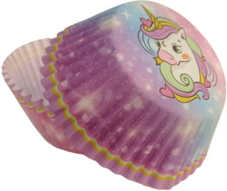 Cukrářské košíčky motiv jednorožec 50 ks